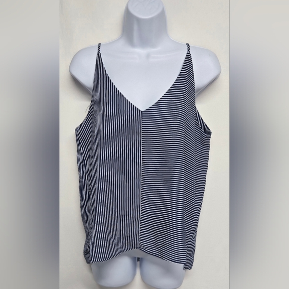 BP Striped Spaghetti Straps Top Silky Smooth Flowy Cami M - Picture 1 of 6